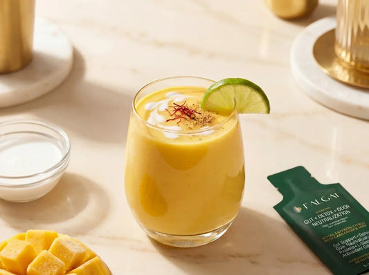 Golden Saffron Mango Smoothie