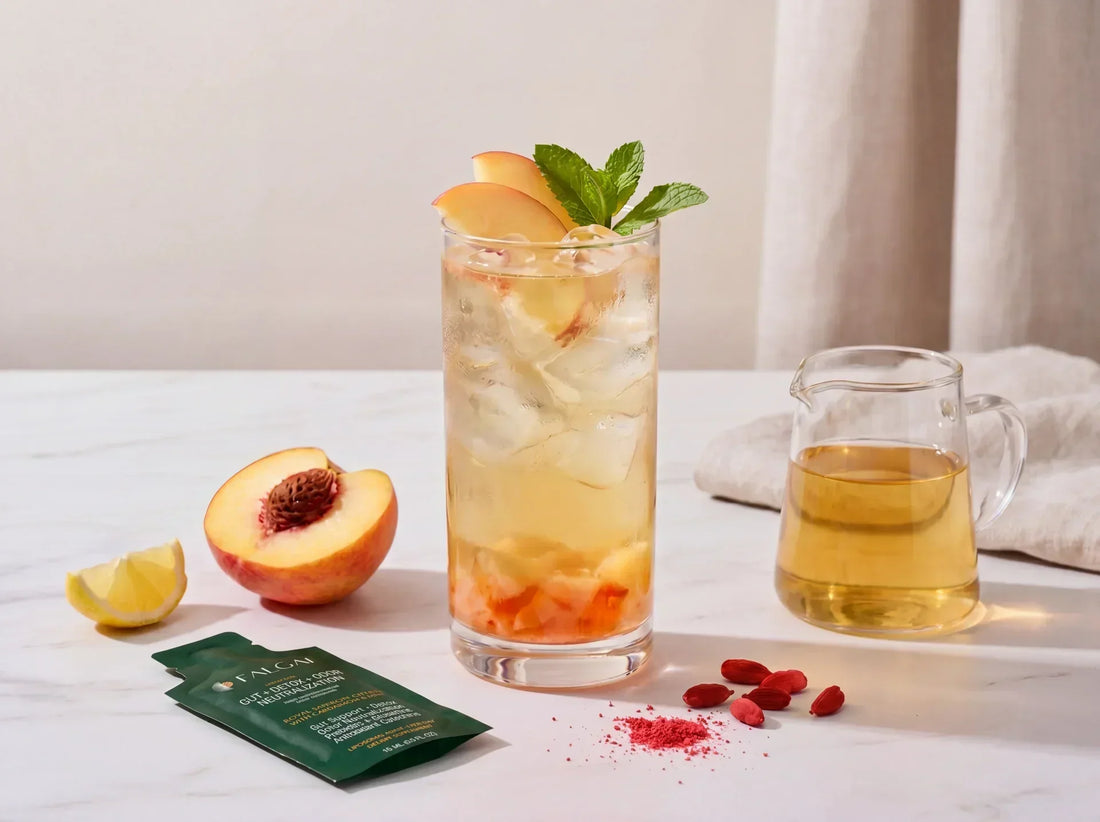 Peach Cardamom Freshness Tea